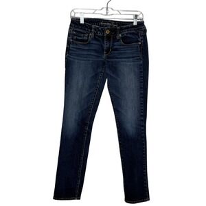 American‎ Eagle Jeans Womens Medium Wash Stretch Skinny 4R